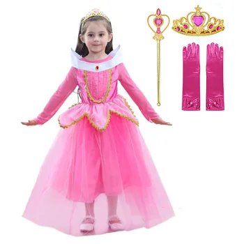 Girls Deluxe Aurora Sleeping Beauty Princess Dress Tulle Halloween Costume Kids Fairy Tale Belle Cosplay Tutu Dress Long Sleeve
Girls Deluxe Aurora Sleeping Beauty Princess Dress Tulle Halloween Costume Kids Fairy Tale Belle Cosplay Tutu Dress Long Sleeve