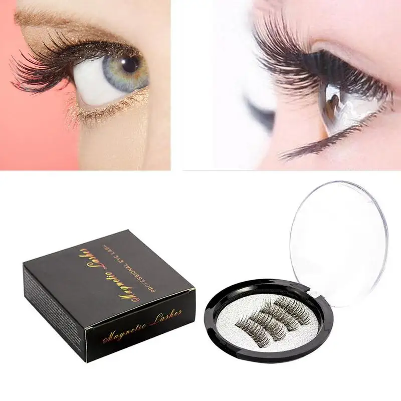 4pcs/Pair Magnetic Eyelashes Lashes Eye Makeup Kit Thick Good Quality 3d Mink Magnetic False Eyelashes Dropshipping
4pcs/Pair Magnetic Eyelashes Lashes Eye Makeup Kit Thick Good Quality 3d Mink Magnetic False Eyelashes Dropshipping