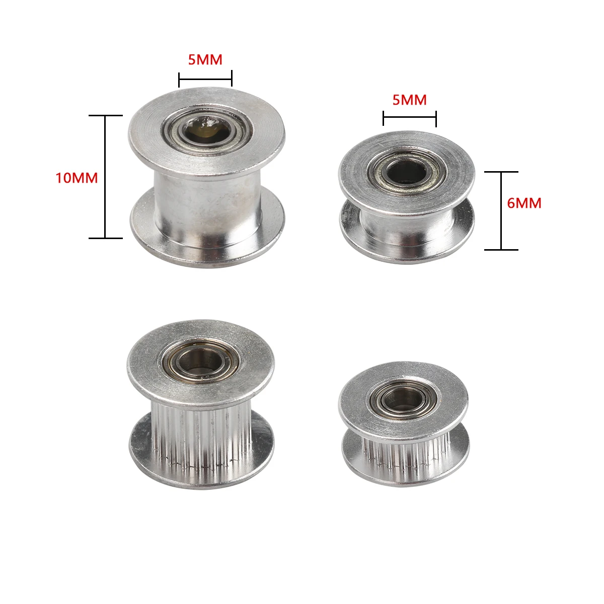 1/5PCS GT2 Timing Pulley 20 Tooth Wheel Bore 5mm Aluminium Gear Teeth Width 6/10mm 3D Printers Parts
1/5PCS GT2 Timing Pulley 20 Tooth Wheel Bore 5mm Aluminium Gear Teeth Width 6/10mm 3D Printers Parts