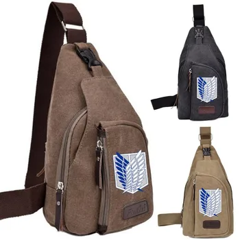 Attack on Titan Shoulder Messenger Cross Body Bag Canvas Casual Wings of Freedom Anime Chest Bag Men Women Outdoor Bags
Attack on Titan Shoulder Messenger Cross Body Bag Canvas Casual Wings of Freedom Anime Chest Bag Men Women Outdoor Bags