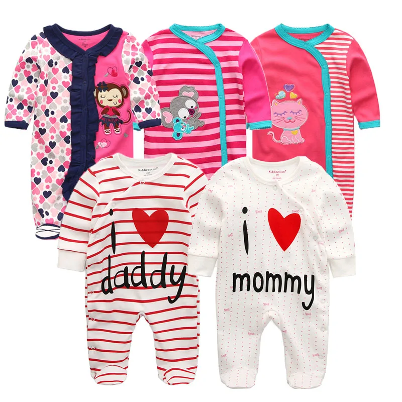 newborn baby Sleepwear full Sleeve 100%Cotton baby jumpsuit O-Neck 0-12M baby girl pajamas roupa bebe baby clothes
newborn baby Sleepwear full Sleeve 100%Cotton baby jumpsuit O-Neck 0-12M baby girl pajamas roupa bebe baby clothes
