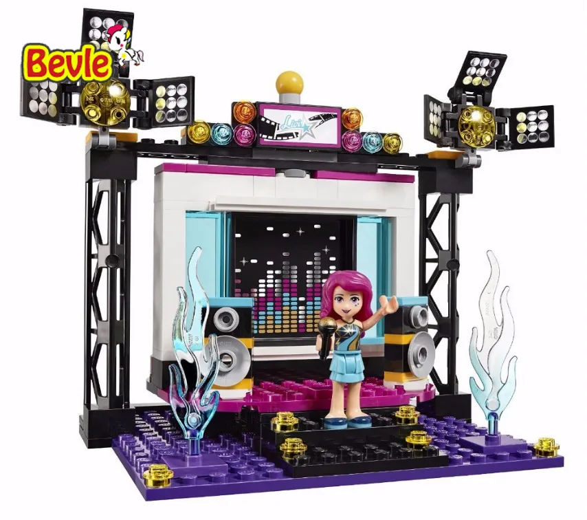 Bela 10538 Friends Series KTV Vocal Concert Singer Building Block Children Gifts Bricks Toy Compatible Legoings
Bela 10538 Friends Series KTV Vocal Concert Singer Building Block Children Gifts Bricks Toy Compatible Legoings