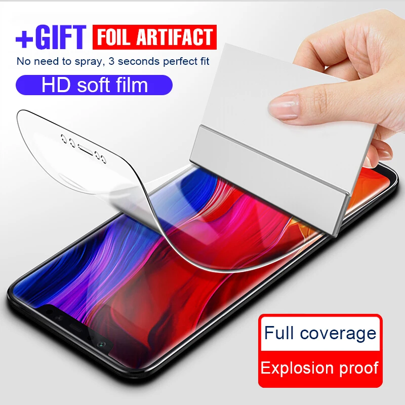 8D Full Cover Soft Hydrogel Film For Xiaomi Mi 8 Lite Mi 9 SE Mix 3 Max 3 Screen Protector Film Redmi Note 8 7 6 K20 Pro 7 Film
8D Full Cover Soft Hydrogel Film For Xiaomi Mi 8 Lite Mi 9 SE Mix 3 Max 3 Screen Protector Film Redmi Note 8 7 6 K20 Pro 7 Film