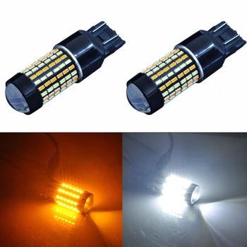 AGLINT 2PCS 7443 7440 Switchback LED Car Lights Dual Color White Amber Used for Turn Signal Lights and DRL Lamps car accessories
AGLINT 2PCS 7443 7440 Switchback LED Car Lights Dual Color White Amber Used for Turn Signal Lights and DRL Lamps car accessories