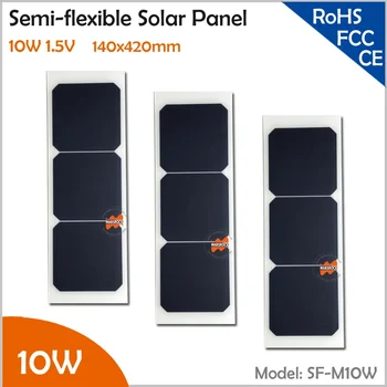 140x420x0.3mm 10W 1.5V Semi-Flexible Solar Panel 23% High Efficiency SunPower Solar Cell PV moudle for DIY
140x420x0.3mm 10W 1.5V Semi-Flexible Solar Panel 23% High Efficiency SunPower Solar Cell PV moudle for DIY