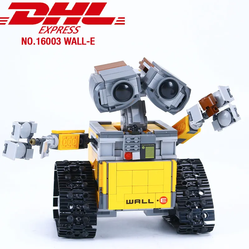 New WALL E Robot fit Compatible lego WALL E Idea technic Robot figures Model Building block bricks toy birthday 21303 gift Kids
New WALL E Robot fit Compatible lego WALL E Idea technic Robot figures Model Building block bricks toy birthday 21303 gift Kids