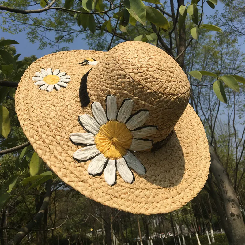 Raffia Sun Hats For Women raffia hat summer straw hat beach hat with Sun Flower Little Bee Embroidery
Raffia Sun Hats For Women raffia hat summer straw hat beach hat with Sun Flower Little Bee Embroidery