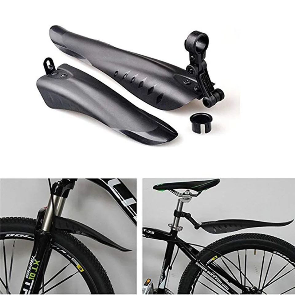 1 Pair Mountain Bike Road Bicycle Front Rear Mudguard Fenders Set Mud Guard Fast