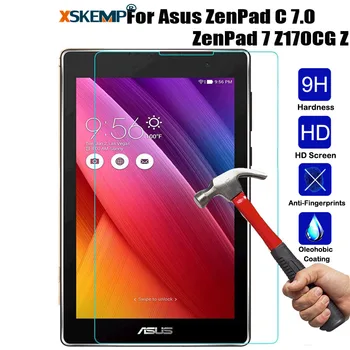 XSKEMP Tempered Glass For ASUS ZenPad C 7.0 Z170C Z170CG Z171CG Tablet Screen Protector 9H Hard Ultra Thin Protective Film Guard 
XSKEMP Tempered Glass For ASUS ZenPad C 7.0 Z170C Z170CG Z171CG Tablet Screen Protector 9H Hard Ultra Thin Protective Film Guard