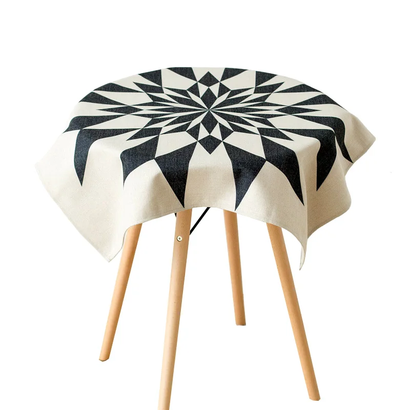 Nordic Geometric Table Cloth Eight Hearts Eight Arrows Cotton Linen Square Round Tea tablecloth Cover Modern Simplicity
Nordic Geometric Table Cloth Eight Hearts Eight Arrows Cotton Linen Square Round Tea tablecloth Cover Modern Simplicity