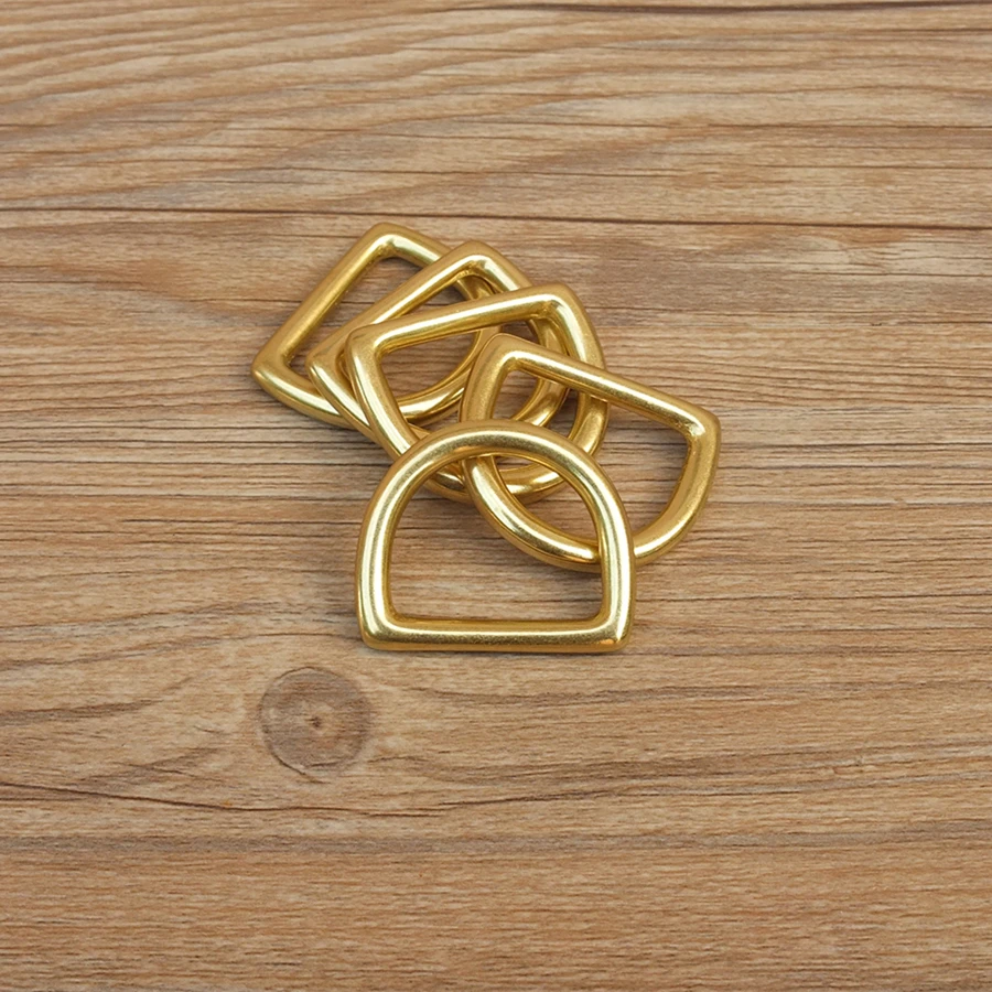 DIY Johnleather Craft Hardware Solid Brass Handbag Metal D Ring BOR Finish 905626-B25
DIY Johnleather Craft Hardware Solid Brass Handbag Metal D Ring BOR Finish 905626-B25