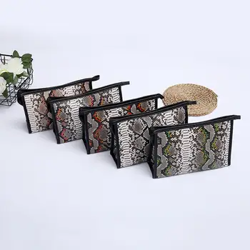 Cool Style Women Snakeskin Printed Cosmetic Bag Leather Makeup Case Bathroom Travel Toiletry Beauty Kit Organizer 23*6.5*15.5cm
Cool Style Women Snakeskin Printed Cosmetic Bag Leather Makeup Case Bathroom Travel Toiletry Beauty Kit Organizer 23*6.5*15.5cm