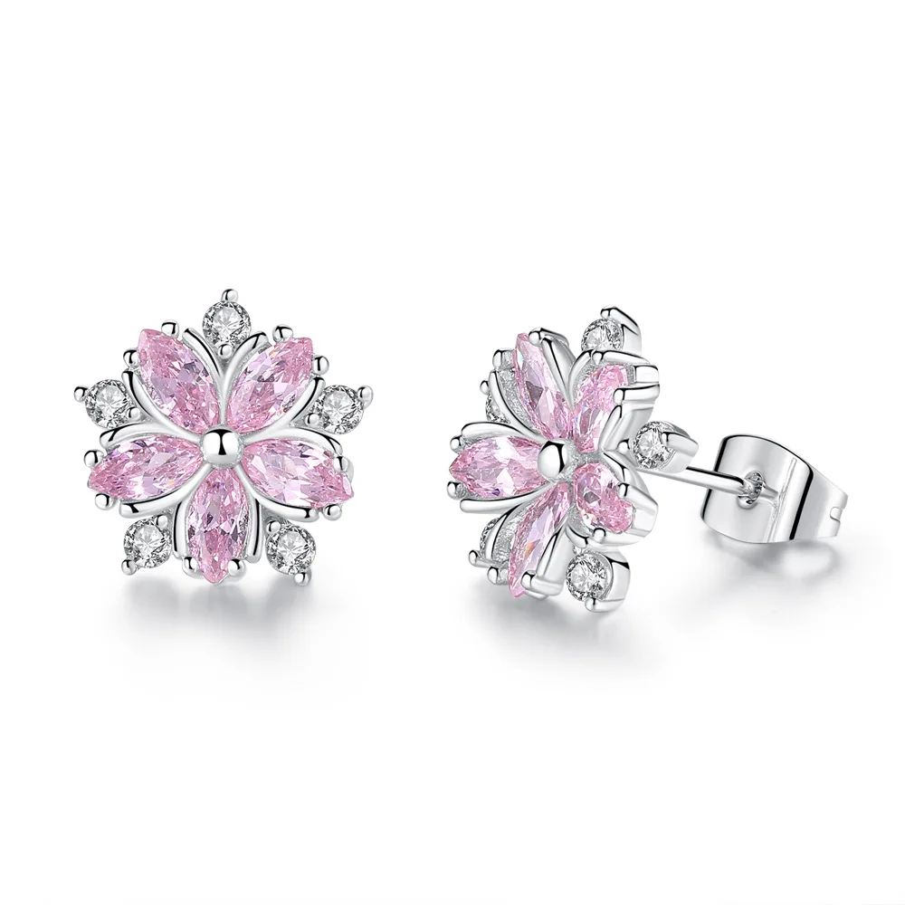 Fashion Sliver Color Hearts & Arrows Stud Earrings For Women Wedding Elegant AAA Zircon Crystal Flowers Jewelry
Fashion Sliver Color Hearts & Arrows Stud Earrings For Women Wedding Elegant AAA Zircon Crystal Flowers Jewelry