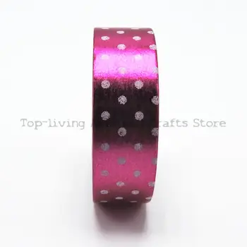 Purple Dot Foil Washi Tape 10M Length Kawaii Scrapbooking Tools Japanese Stationery Quality Scrapbook
Purple Dot Foil Washi Tape 10M Length Kawaii Scrapbooking Tools Japanese Stationery Quality Scrapbook