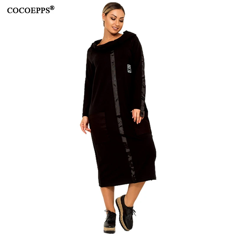 2019 5XL 6XL Big Size Women Dress Autumn Winter Long Dress Plus Size Loose Dress Femme Casual Turtleneck Large size Warm Dresses
2019 5XL 6XL Big Size Women Dress Autumn Winter Long Dress Plus Size Loose Dress Femme Casual Turtleneck Large size Warm Dresses