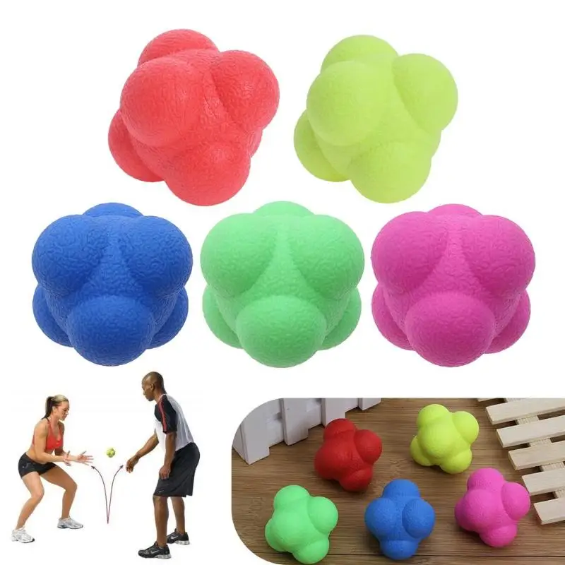 

Training Ball Colorful Hexagonal Ball Reaction Agile Towards Improvement of Responsiveness Hand-eye Reaction Fitness Ball Toys