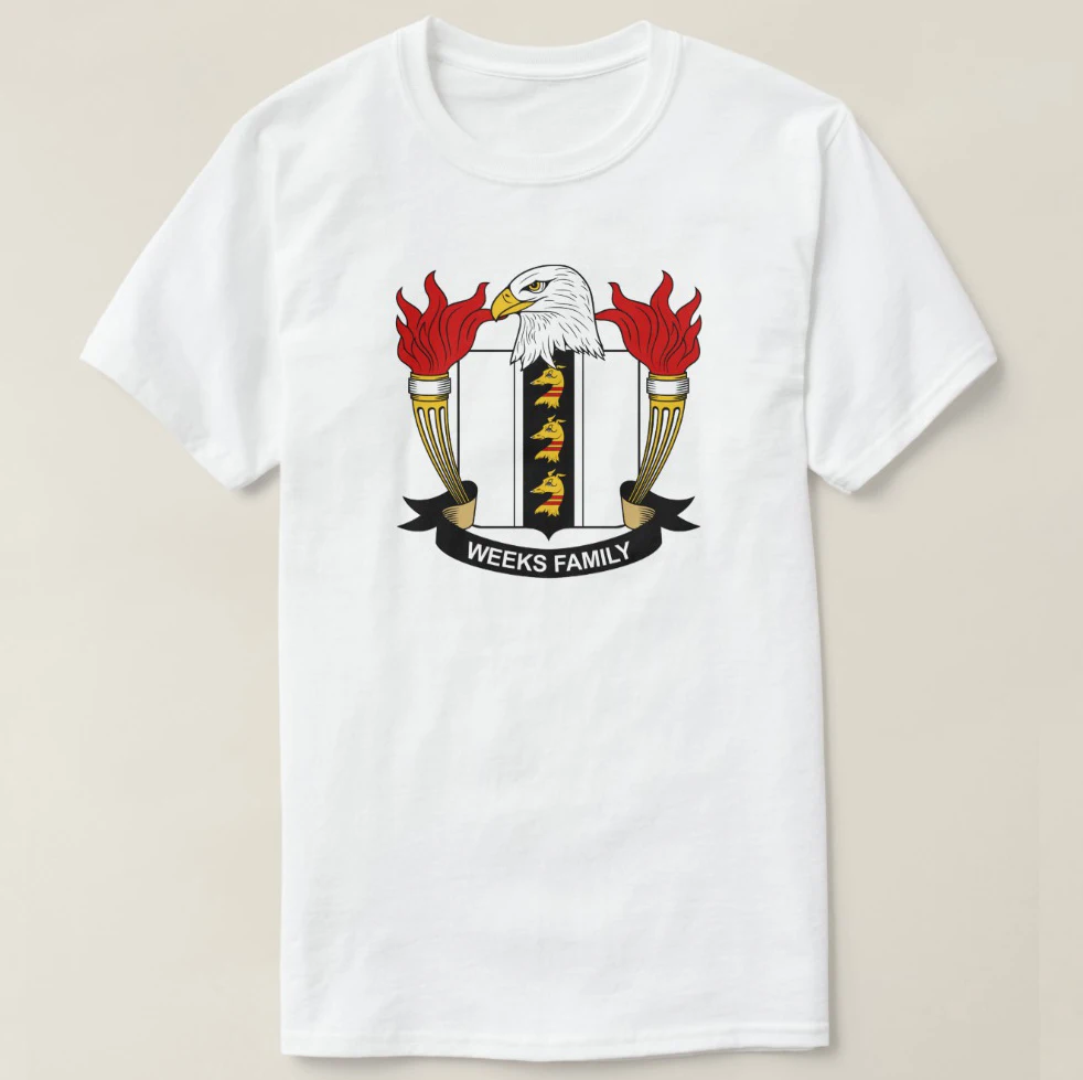 2019 Printed Men T Shirt Cotton Short Sleeve Weeks Family Crest T-Shirt Women tshirt
2019 Printed Men T Shirt Cotton Short Sleeve Weeks Family Crest T-Shirt Women tshirt