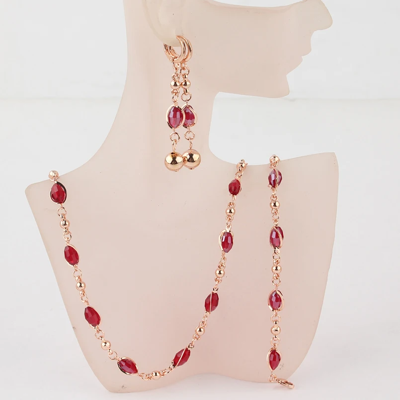 Free Shipping African Jewellery Gold Color Chain Crystal Beads Necklace Bracelet Earrings For Women Wedding Jewelry Sets Gift
Free Shipping African Jewellery Gold Color Chain Crystal Beads Necklace Bracelet Earrings For Women Wedding Jewelry Sets Gift