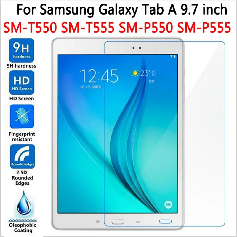 2PCS For Samsung Galaxy Tab A 9.7 Tablet Tempered Glass Original 9H Protective Film Screen Protector For T550 T551 T555 SM-T550
2PCS For Samsung Galaxy Tab A 9.7 Tablet Tempered Glass Original 9H Protective Film Screen Protector For T550 T551 T555 SM-T550