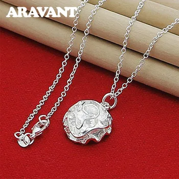 925 Necklace Fashion Rose Flower Pendant Necklace For Women Wedding Silver Plated Necklace Jewelry
925 Necklace Fashion Rose Flower Pendant Necklace For Women Wedding Silver Plated Necklace Jewelry