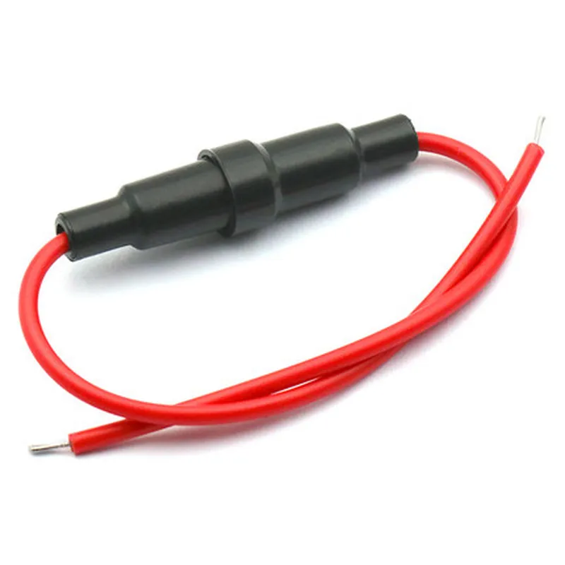 10pcs 5*20mm Inline Fuse Holder 220V Fast-Blow Screw Type Fuse Holder Quick-Blow Glass Fuse Holder with 22 AWG Wire
10pcs 5*20mm Inline Fuse Holder 220V Fast-Blow Screw Type Fuse Holder Quick-Blow Glass Fuse Holder with 22 AWG Wire