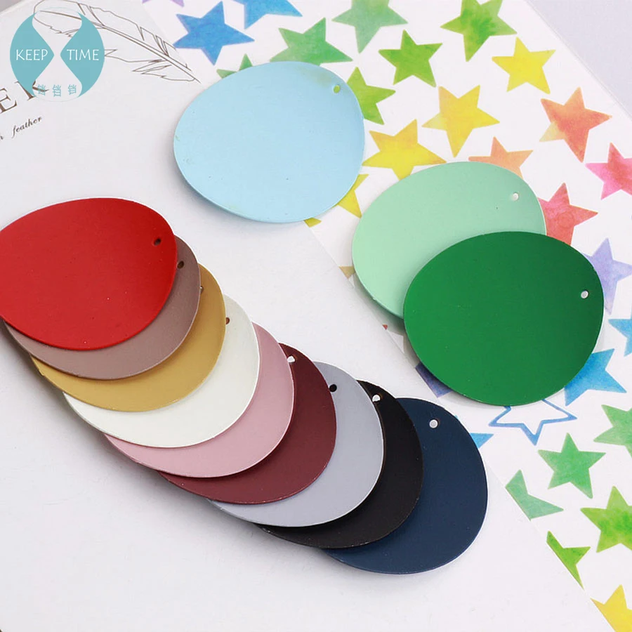 DIY earrings material inferior smooth color frosted rubber paint spraying circle pendant ring accessories circular pendant
DIY earrings material inferior smooth color frosted rubber paint spraying circle pendant ring accessories circular pendant