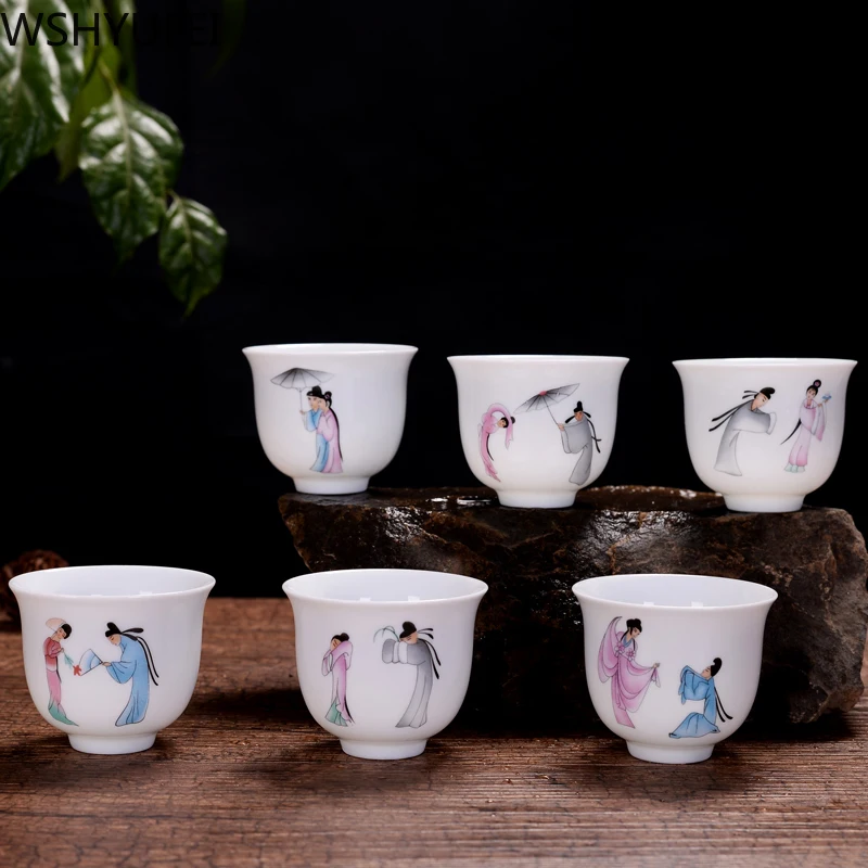 6pcs\lot Jingdezhen Ceramic Tea Cup Kung Fu Tea Cup Pu'er Tea Cup Travel Portable Tea Set Household Drinking Set WSHYUFEI
6pcs\lot Jingdezhen Ceramic Tea Cup Kung Fu Tea Cup Pu'er Tea Cup Travel Portable Tea Set Household Drinking Set WSHYUFEI