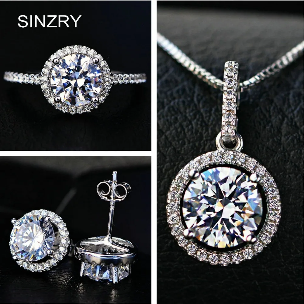 SINZRY arrow and heart CZ jewelry set Clear white AAA cubic zirconia round vintage pendant necklace earring ring set for women
SINZRY arrow and heart CZ jewelry set Clear white AAA cubic zirconia round vintage pendant necklace earring ring set for women
