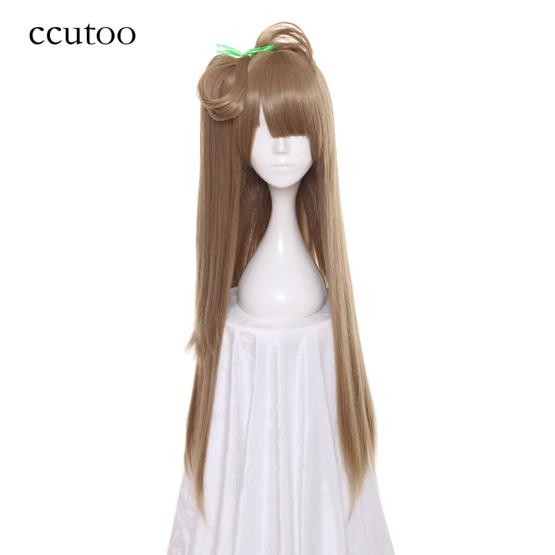 Ccutoo 32 дюйма Love live! Парик для косплея Кодори минами блонд длинные прямые