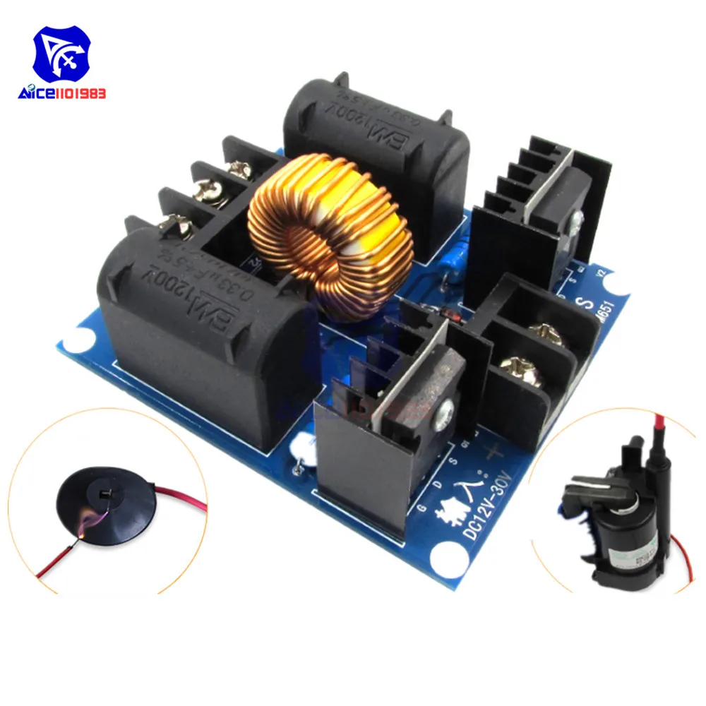 ZVS Tesla Coil Marx Generator DC 12V 30V 20A 1000W High Voltage Flyback Driver Board Power Supply Boost Induction Heating Module
ZVS Tesla Coil Marx Generator DC 12V 30V 20A 1000W High Voltage Flyback Driver Board Power Supply Boost Induction Heating Module