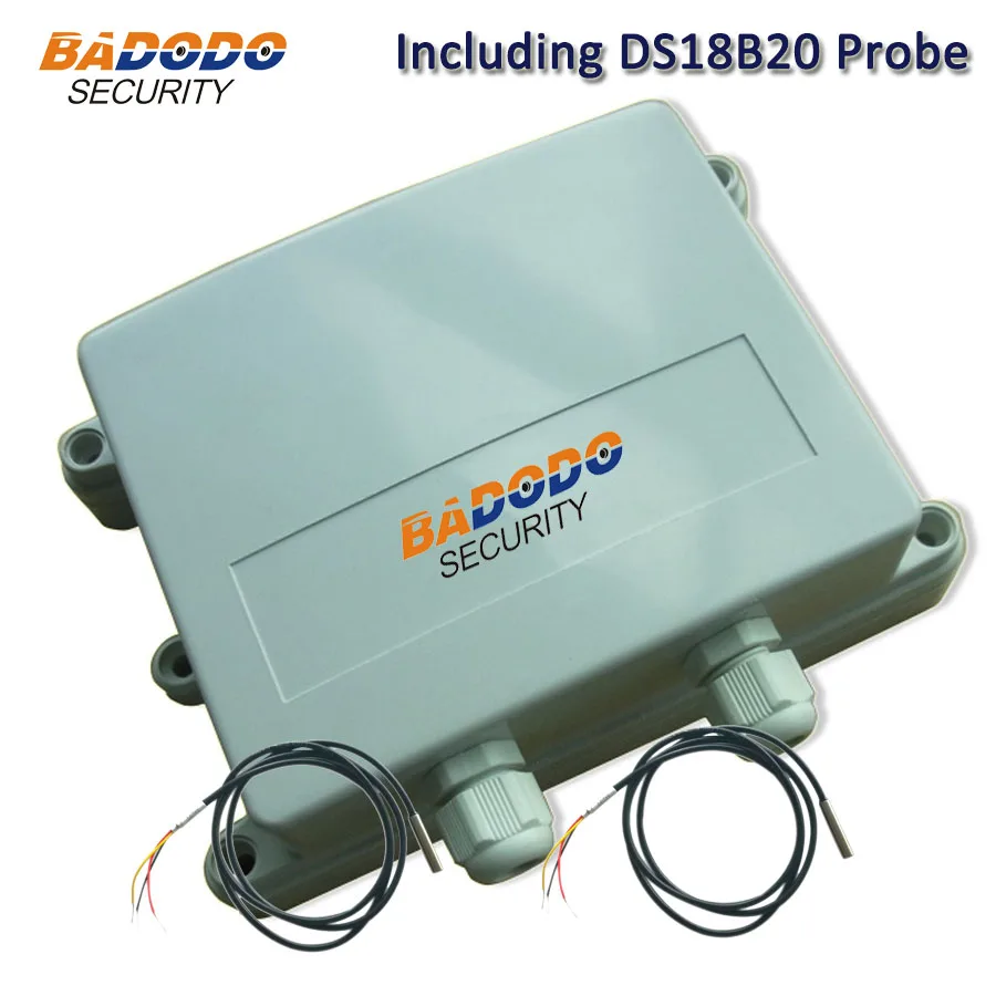 Badodo Outdoor 3G GPRS Water Proof Temperature Data Logger IP67 Temp Recorder Logger Alarm S261 with 2pcs DS18B20 Sensor Alarm
Badodo Outdoor 3G GPRS Water Proof Temperature Data Logger IP67 Temp Recorder Logger Alarm S261 with 2pcs DS18B20 Sensor Alarm