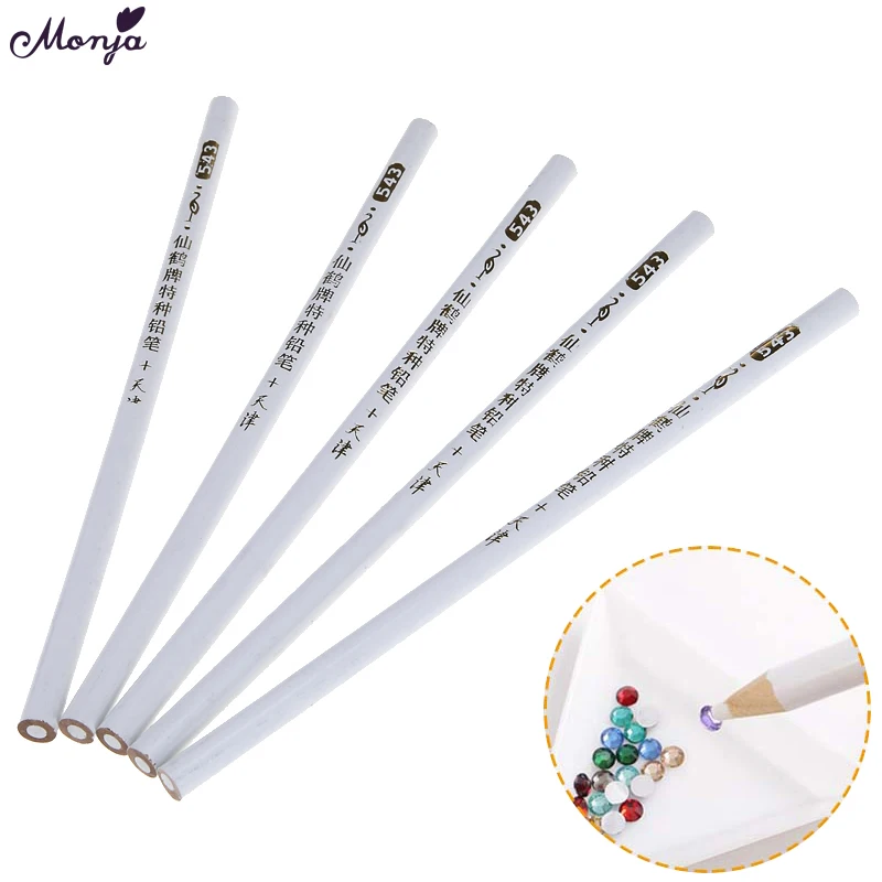 Monja 5Pcs Nail Art Wax Dotting Pencil Set Rhinestone Gem Jewelry Diamond Crystal Beads Sequins Pick Up Self-adhesive Picker Pen
Monja 5Pcs Nail Art Wax Dotting Pencil Set Rhinestone Gem Jewelry Diamond Crystal Beads Sequins Pick Up Self-adhesive Picker Pen