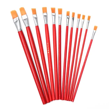 10Pcs/Set Watercolor Gouache Paint Brushes Flat/Pointed Tip Nylon Hair Oil Painting Brush Set School Stationery Art Supplies
10Pcs/Set Watercolor Gouache Paint Brushes Flat/Pointed Tip Nylon Hair Oil Painting Brush Set School Stationery Art Supplies