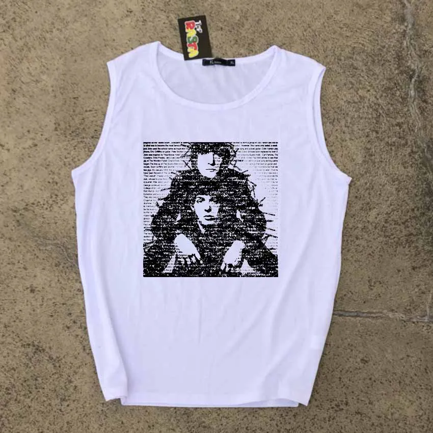 black and white photo design John classic rock music band men women boys girls sleeveless tank tops
black and white photo design John classic rock music band men women boys girls sleeveless tank tops