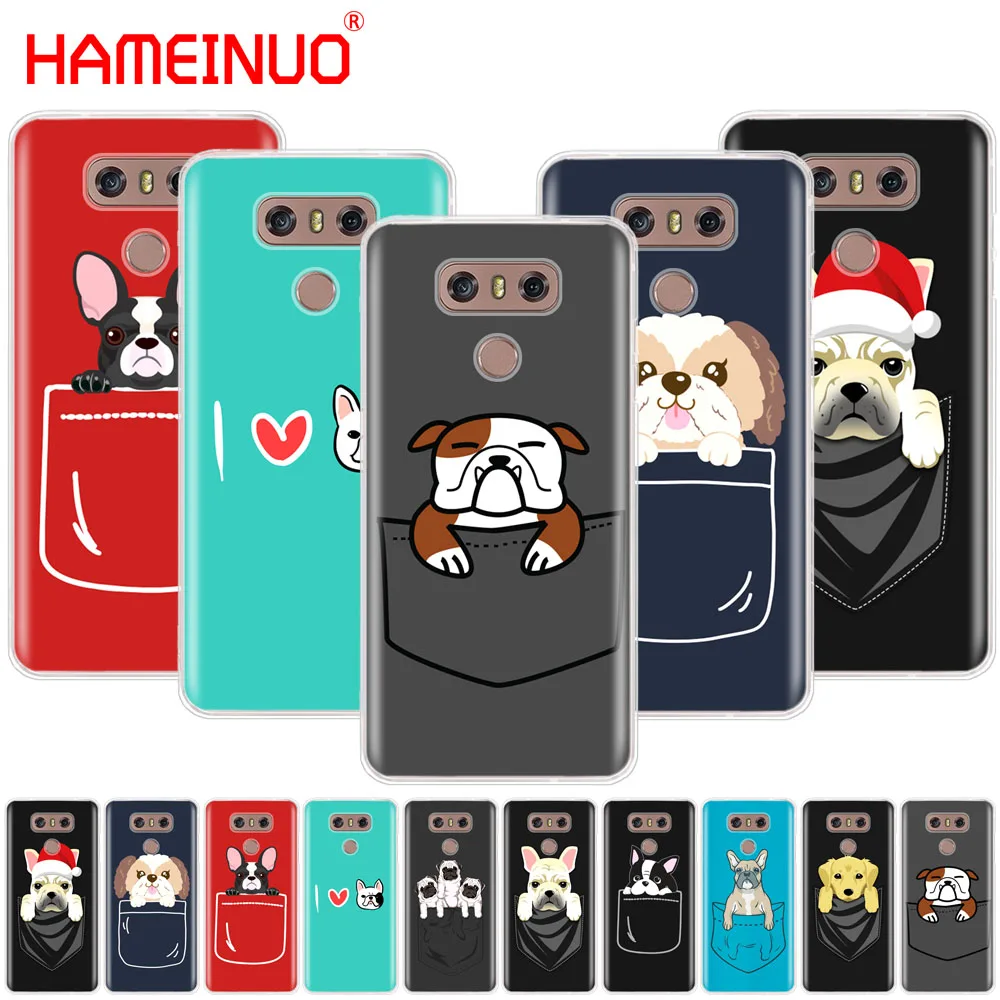 HAMEINUO bulldog Pocket lovely dog case phone cover for LG G7 Q6 G6 MINI G5 K10 K4 K8 2017 2016 X POWER 2 V20 V30 2018
HAMEINUO bulldog Pocket lovely dog case phone cover for LG G7 Q6 G6 MINI G5 K10 K4 K8 2017 2016 X POWER 2 V20 V30 2018