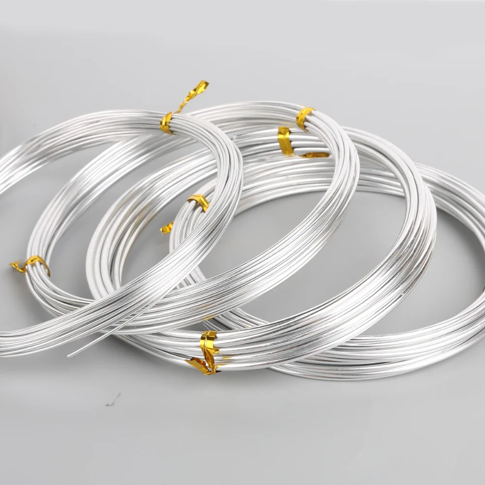 Silver Plated Aluminum Wire Craft Jewelry Making 1mm 1.5mm 2mm 2.5mm DIY necklace Bracelet jewelry making
Silver Plated Aluminum Wire Craft Jewelry Making 1mm 1.5mm 2mm 2.5mm DIY necklace Bracelet jewelry making