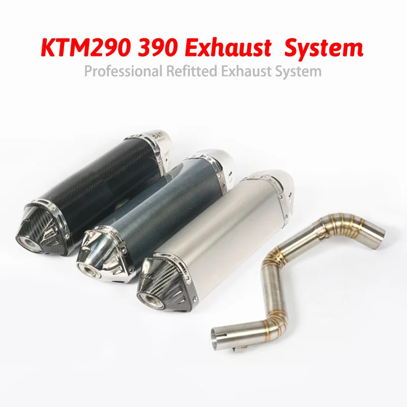 Full Set Motorcycle Exhaust Link Pipe for KTM Duke 125 Duke 200 Duke 390 Carbon Fiber Color Motorbike Exhaust Escape System
Full Set Motorcycle Exhaust Link Pipe for KTM Duke 125 Duke 200 Duke 390 Carbon Fiber Color Motorbike Exhaust Escape System