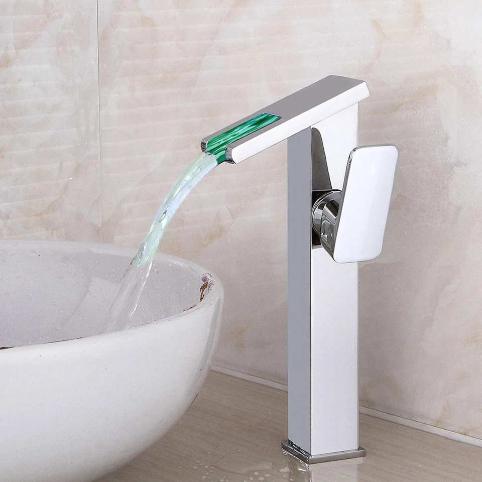 LED Basin Faucets with Rubber Design Chrome Mixer Faucet for Basin Single Handle Pull Down Deck Mounted Crane for Sinks Taps
LED Basin Faucets with Rubber Design Chrome Mixer Faucet for Basin Single Handle Pull Down Deck Mounted Crane for Sinks Taps
