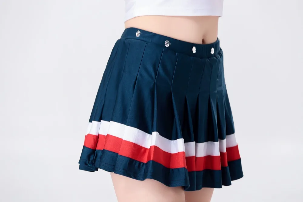 Cheerleader Costume Women Football Baby Lady Cheerleading Costumes Boys Girls Stage Performance Dresses Men Kids Adults Uniforms (15)