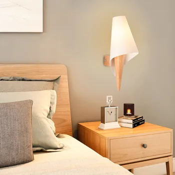 Modern Wood Wall Lamp Glass E27 Led Wall Sconce Light Fxiture for Nordic Home Decor Kitchen Bedroom Headboard Stair Living Room
Modern Wood Wall Lamp Glass E27 Led Wall Sconce Light Fxiture for Nordic Home Decor Kitchen Bedroom Headboard Stair Living Room