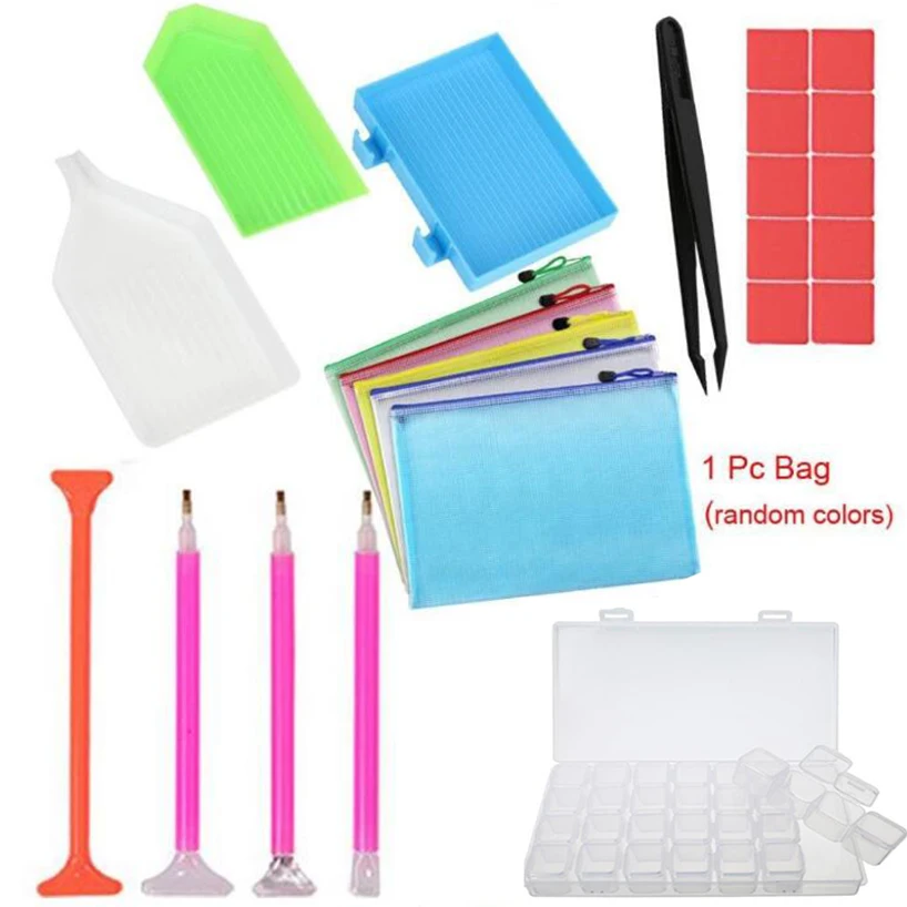 Diamond Embroidery Accessories Tray Diamond Painting Tool Crystal Pen,Glue,Plastic Tray,Pen Head With Stick Nine
Diamond Embroidery Accessories Tray Diamond Painting Tool Crystal Pen,Glue,Plastic Tray,Pen Head With Stick Nine