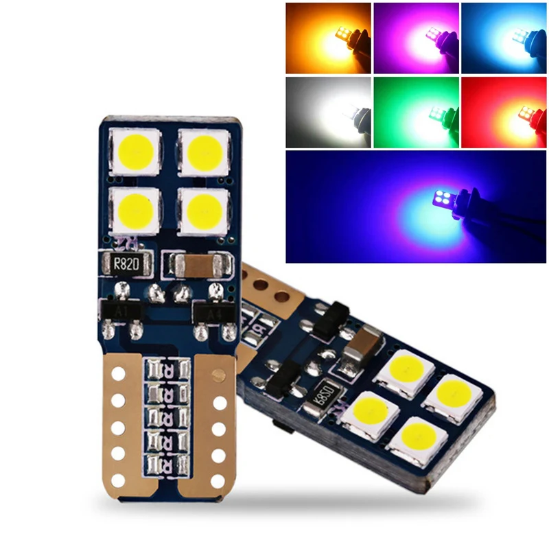 2pcs T10 Canbus Light W5W 194 Led Error Free Light Bulbs for Car Wedge Side Door Light Interior Reading Lamp White Blue Pink Red
2pcs T10 Canbus Light W5W 194 Led Error Free Light Bulbs for Car Wedge Side Door Light Interior Reading Lamp White Blue Pink Red