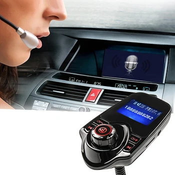 Phone Wireless Bluetooth Car ands Free FM Transmitter MP3 Music Player USB Car Charger Blue LED Screen Display
Phone Wireless Bluetooth Car ands Free FM Transmitter MP3 Music Player USB Car Charger Blue LED Screen Display