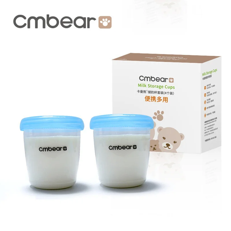 Cmbear 2 Pieces/Set 180ml Breast Milk Storage Bottle Wide Neck Infant Newborn Food Freezer Fresh Cup BPA Free Products
Cmbear 2 Pieces/Set 180ml Breast Milk Storage Bottle Wide Neck Infant Newborn Food Freezer Fresh Cup BPA Free Products