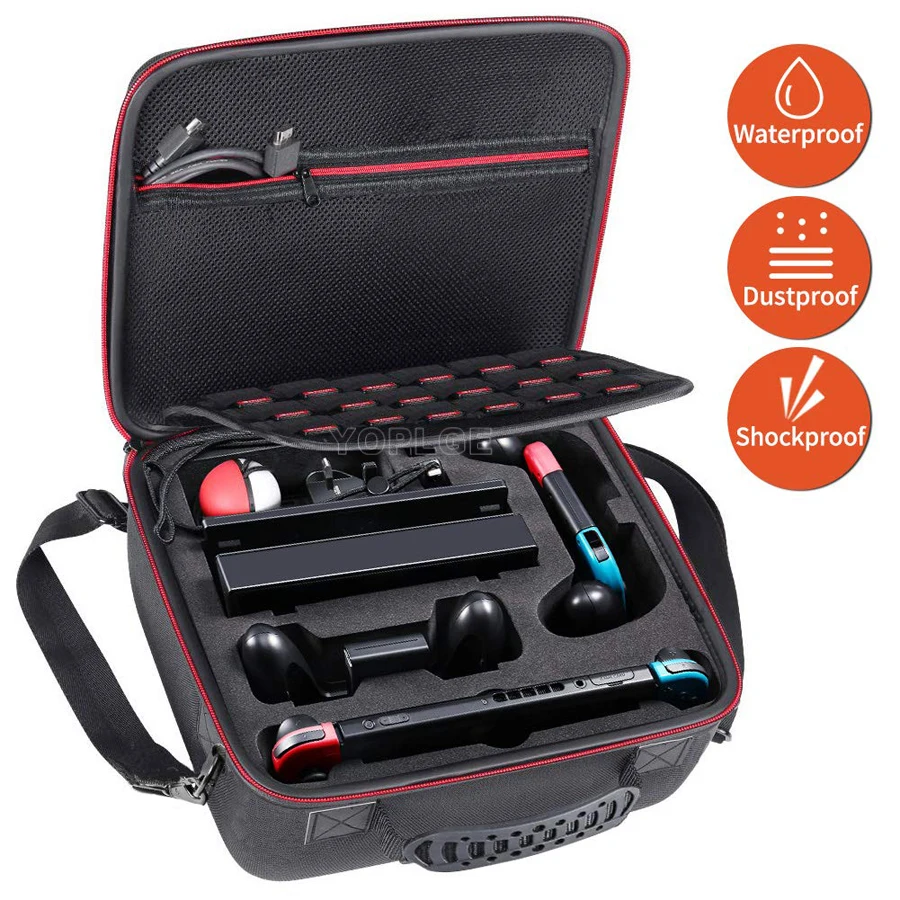 Nintend Swicth Deluxe EVA Travel Carry Case Big Capacity Storage Bag Protective Hard Bags for Nintendoswitch Game Accessories
Nintend Swicth Deluxe EVA Travel Carry Case Big Capacity Storage Bag Protective Hard Bags for Nintendoswitch Game Accessories
