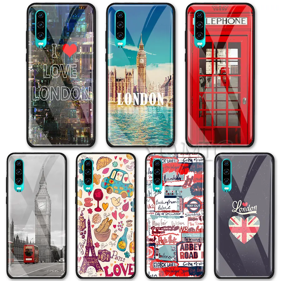 Tempered Glass Case for Huawei P20 Lite P30 Pro Mate 10 20 Lite Honor 20 Pro 8X Cover London Style Big Ben Telephone Box Flag Lu
Tempered Glass Case for Huawei P20 Lite P30 Pro Mate 10 20 Lite Honor 20 Pro 8X Cover London Style Big Ben Telephone Box Flag Lu