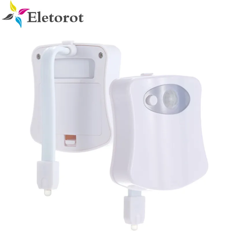 Motion Sensor Toilet Seat Lighting 8 Colors Backlight Toilet Bowl Automatic Night Lamp 3*AAA Seat Sensor Light LED Toilet Lamp
Motion Sensor Toilet Seat Lighting 8 Colors Backlight Toilet Bowl Automatic Night Lamp 3*AAA Seat Sensor Light LED Toilet Lamp