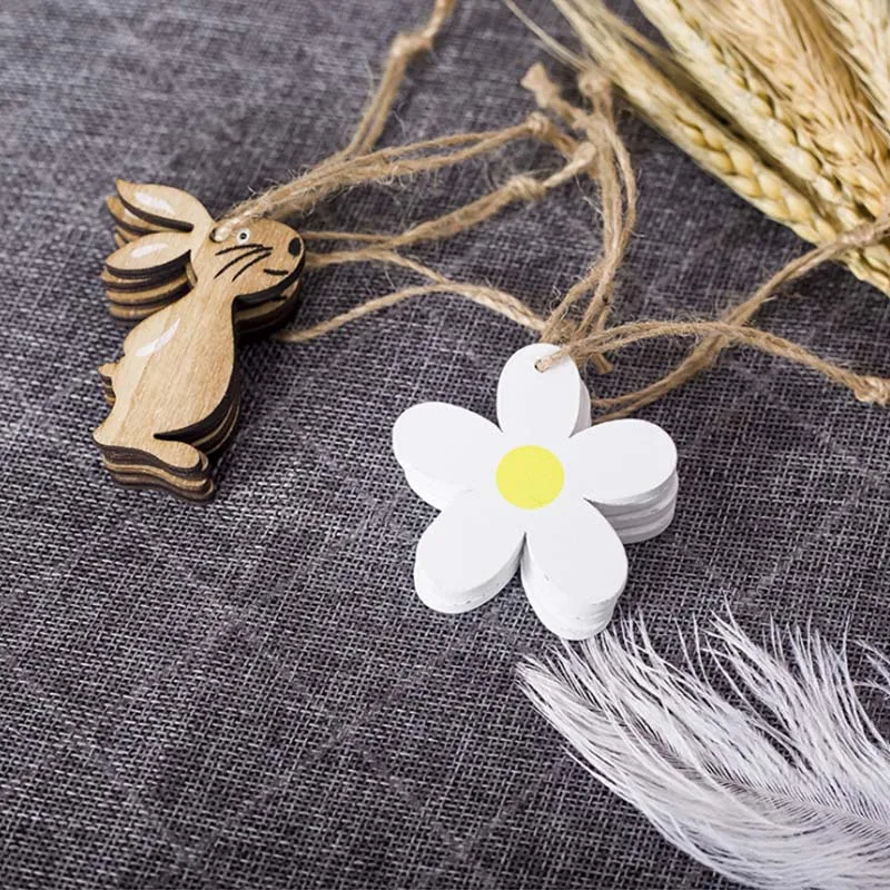 8PCS/Set Happy Easter Decoration Wooden Easter Rabbit Chicken Eggs Flowers Pattern Home Party Supplies Wooden Ornament Craft 
8PCS/Set Happy Easter Decoration Wooden Easter Rabbit Chicken Eggs Flowers Pattern Home Party Supplies Wooden Ornament Craft