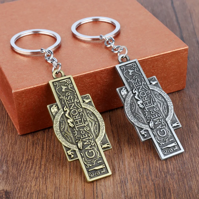 Ice and Fire Keychains Power Game Game of Thrones Logo Keychain Pendant Small Gift Giveaway Key chains
Ice and Fire Keychains Power Game Game of Thrones Logo Keychain Pendant Small Gift Giveaway Key chains