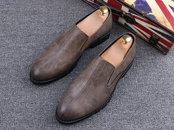 Genuine Leather Men Casual Shoes Mens Loafers Moccasins Breathable Slip on Driving Shoes breathable Fashion Retro Loafers
Genuine Leather Men Casual Shoes Mens Loafers Moccasins Breathable Slip on Driving Shoes breathable Fashion Retro Loafers